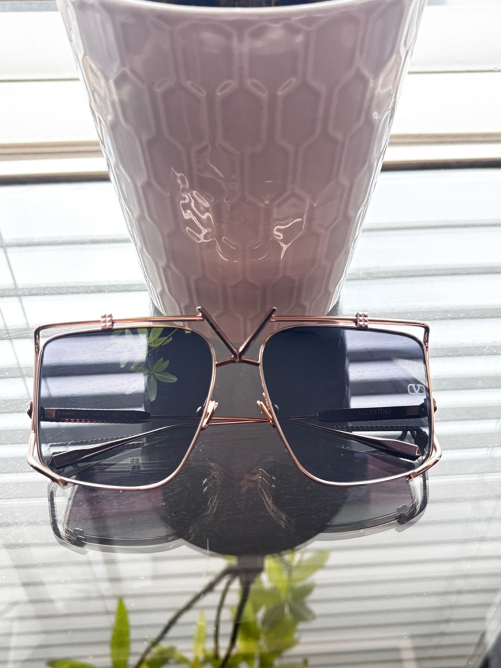 Valentino V-Light Titanium Sunglasses - Picture 5 of 15